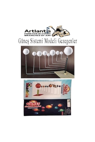 Güneş Sistemi Modeli 1 Paket Gezegenler Sistemi Strafor Köpük Top Maket Deney Okullar İçin Öğretici