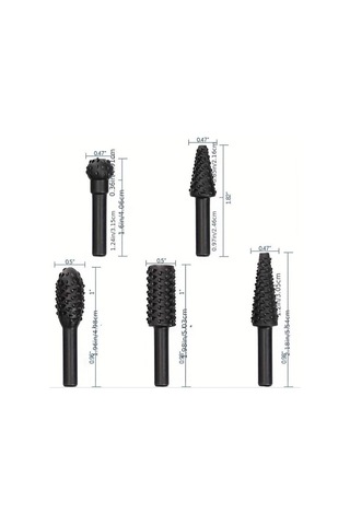 Zhltools Ahşap Oyma Törpü Seti 5 Parça