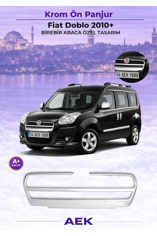 Fiat Doblo Ön Panjur 2010-2015 Paslanmaz Çelik
