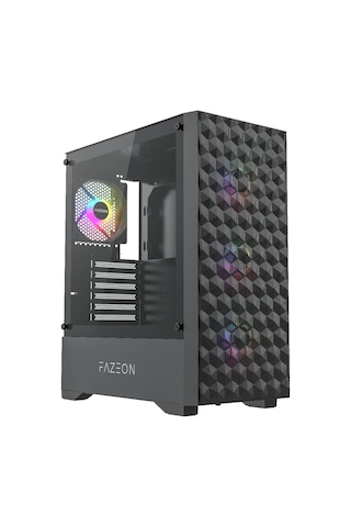 Fazeon F6 650w 80+ Bronze Tempered Glass Mesh 4x Argb Fanlı Usb 3.0 Atx Bilgisayar Kasası