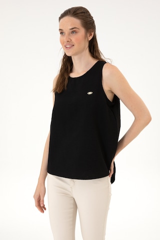 U.s. Polo Assn. Kadın Siyah Gömlek Kısa Kollu 50306458-vr046 Siyah