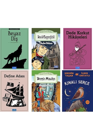Kınalı Serçe .beyaz Diş .demir Maske .define Adası Dede Korkut Hikayeleri Hediyeli