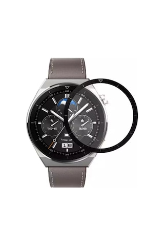 Huawei Gt3 Pro 46MM Ekran Koruyucu 3D Kavisli Full Kaplama Pmma