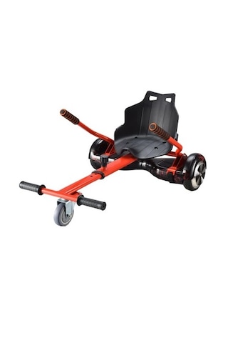 Hoverkart Elektrikli Kaykay Koltuk Scooter Aparat Kırmızı+ek Cırt