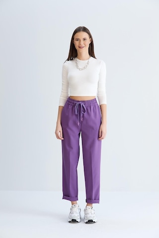 Sortie Collection Neva Model Pantolon Mor-mor Mor