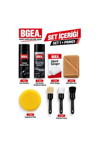 Bgea Premium Köpük Ve Cila Şampuanı Seti 6