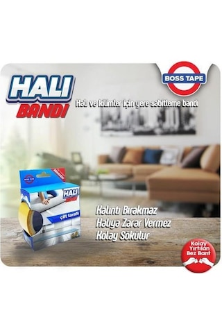 Kaydırmaz Bant Boss Çift Taraflı Halı - Kilim - Paspas Kaydırmaz 2Ad. Diğer