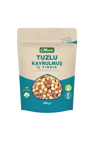 Çotanak Tuzlu Kavrulmuş İç Fındık 500 G