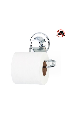 Vakumlu Banyo Tuvalet Kağıdı Askısı Krom