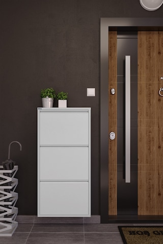 Ceha 3'lü Metal Ayakkabılık - Gri K.AYK-3 /AB7035