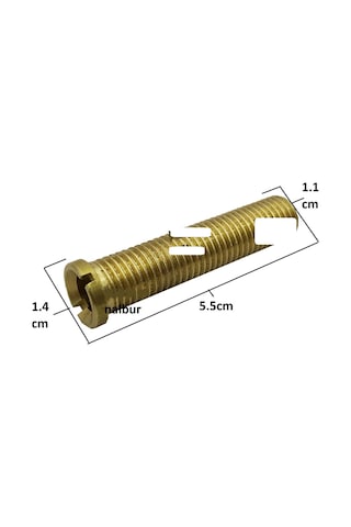 Yapıtaşı Üniversal Çöpmak Evye Sifonu Süzgeç Vidası 5.5cm