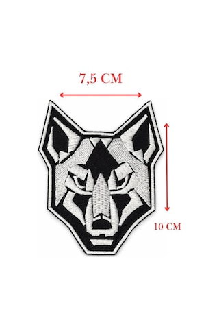 Single Sword Nakış Patch - Kurt Peç Çok Renkli