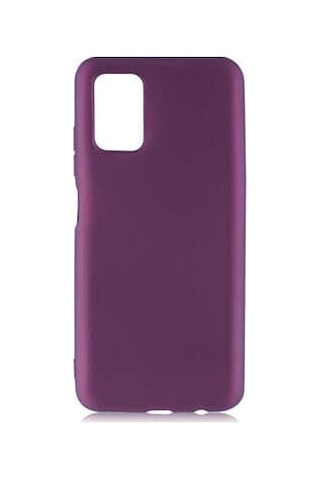 Galaxy A03s Kılıf Zore Premier Silikon Kapak Mürdüm