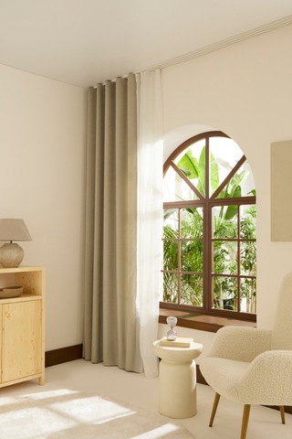 Kaşmir Home Holly Ada Fon Perde Gri 150x270 Cm Gri