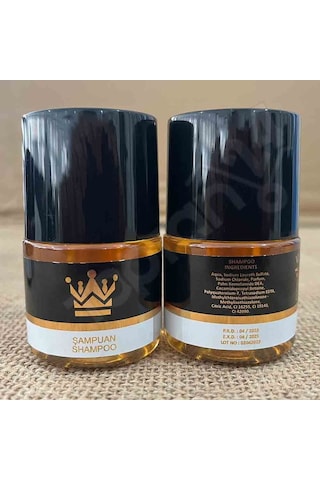 Otel Şampuanı Geniş Kapak Yaldızlı 50 Ml - 100 Adet