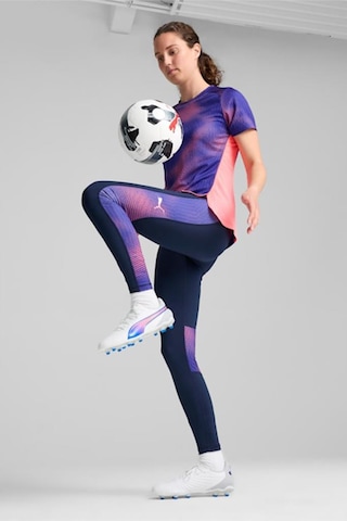 Puma King Match Fg/ag 107863 02 Beyaz & Mavi & Kırmızı Futbol Kramponu 001