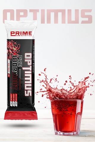 Prime Nutrition Optimus Pre-workout 14 Gram Tek Kullanımlık - Red Fruit