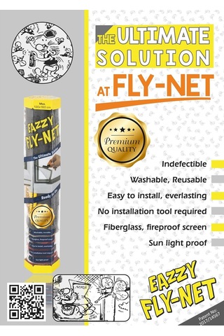 Lexroo Eazzy Fly-net Pencere Sinekliği 130x160cm Standart