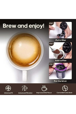 Xindoker K-kupa Kahve Filtresi, 100 Adet Bardak Şeklinde Kahve Filtre Kağıdı Beyaz