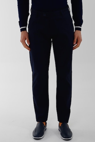 Uki Lacivert Comfort Fit Chino Pantolon Lacivert