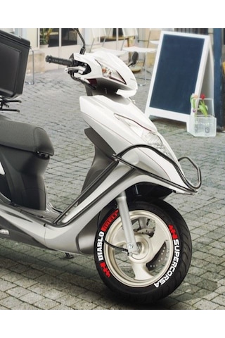 Diablo Supercorsa Lastik Yazısı Scooter Stikeri