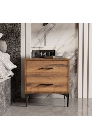 3670 Zen 2 Çekmeceli Ayaklı Komodin Hat Rengi