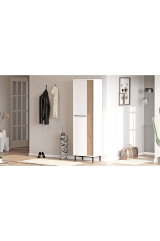 Robin Home Rio Ayakkabılık Metal Ayaklı 9 Raflı Sepet-beyaz Beyaz