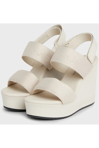 Calvin Klein Kadın Sandalet Yw0yw01360 0f4 Bej