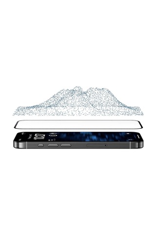 Apple Uyumlu iPhone 16 Pro Benks Glass Warrior Safir Coating 0.9mm Kenarları Dayanıklaştırılmış Ekran Koruyucu