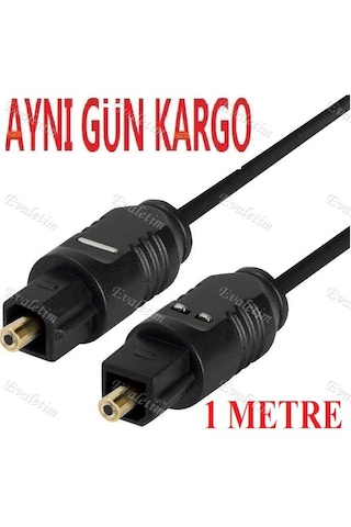 Fiber Optik Optic Ses Kablosu 1 Metre 4451A Ses Sinema Sistemi Tv