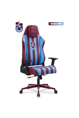 Fanchair X Trabzonspor Çubuklu Lisanslı Oyuncu Koltuğu-47 Bordo