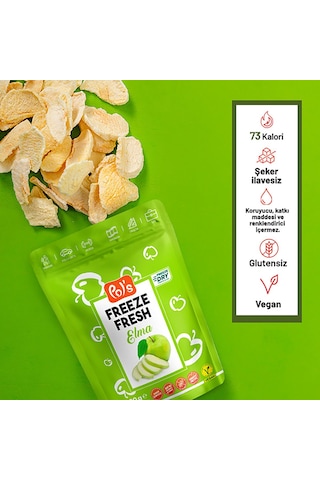Pol's Freeze Fresh Dondurularak Kurutulmuş Elma 20 G 20 G