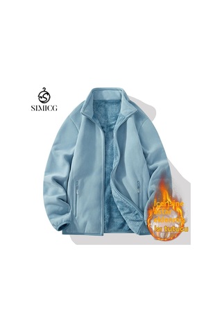 Erkek Polar Ceket Mavi