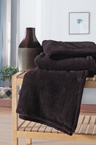 Wellsoft Tv Battaniyesi Peluş Polar Ultra Yumuşak Battaniye 140x170 Cm Siyah