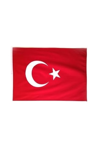 Bayrak Sopalı Türk Bayrağı 70x105 Yüksek Kalite Çift Tarafllı Fabrikasyon Baskı Alpaka Kumaş Diğer