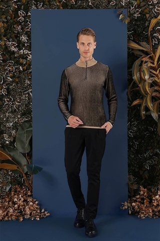 Efor Tr 859 Slim Fit Camel Klasik Triko CAMEL