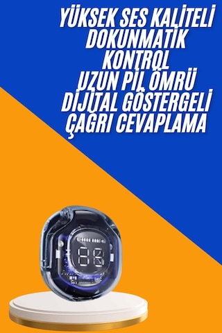 Kulak İçi Bluetooth Kulaklık Anc Enc Özellikli Şarj Göstergeli Kablosuz Kulaklık Kulak Içi