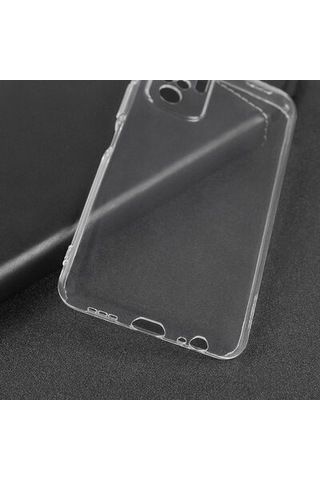 Xiaomi Redmi Note 10 Pro İle Uyumlu Kılıf Şeffaf Kamera Korumalı Esnek Silikon Telefon Kılıfı Kapak