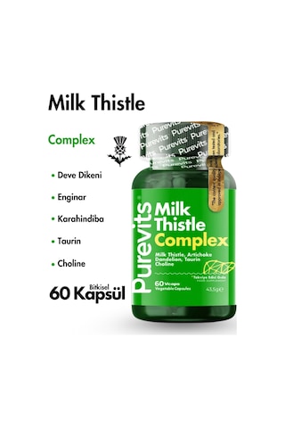 Purevits Milk Thistle Complex 60 Kapsül