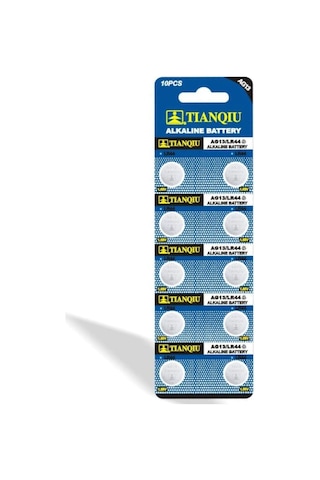 Tianqiu AG13 LR44 357A Alkalin Düğme Pil 10'lu