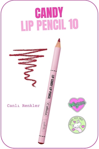 Callista Lip Candy Lip Pencil Dudak Kalemi 10 Trouble Cake - Kırmızı