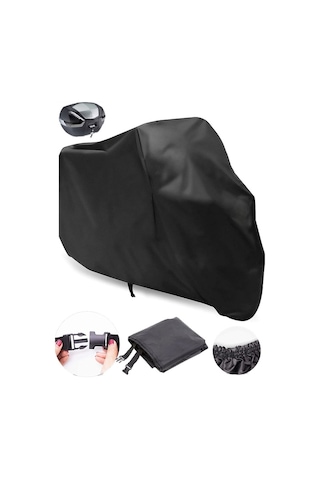 Ktm 250 Adventure Siyah Motosiklet Brandası Kilit Uyumlu