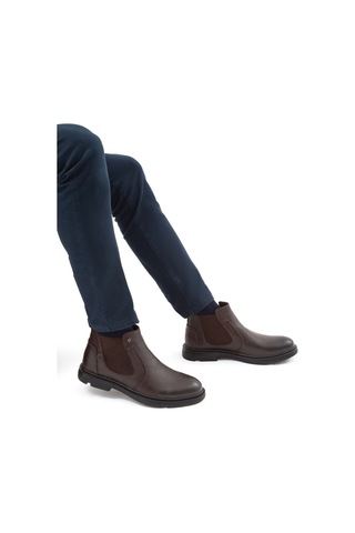 Tamer Tanca Erkek Hakiki Deri Kahverengi Klasik Bot 818 525 Erk Bot Sk21-22 Kahve Kahverengi