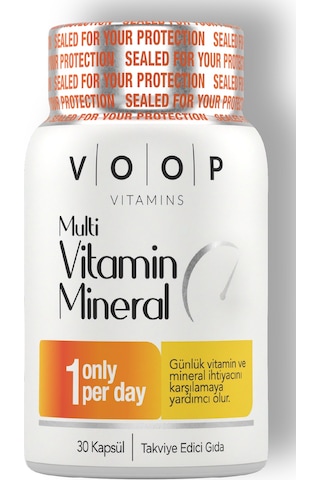 Voop Multivitamin Multimineral 30 Kapsül