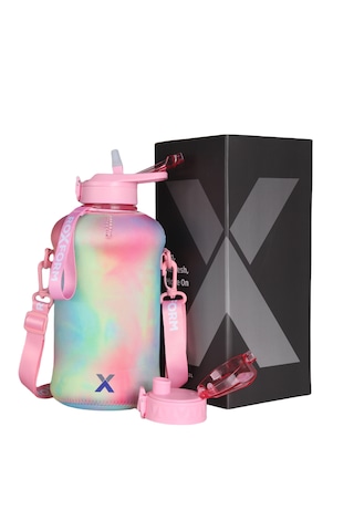 Roxform 2200 Ml Renkli Pembe Premium Suluk Matara Bpa & Bps İçermez, Kılıflı Ve Sızdırmaz Pembe, Renkli Kılıf