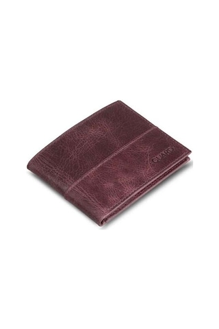 Guard Antik Bordo İnce Klasik Deri Erkek Cüzdanı Bordo