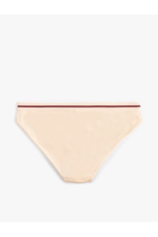 Koton Pamuklu Ayıcık Baskılı Kadın Brief Külot Pembe 5slk30072mk Gül