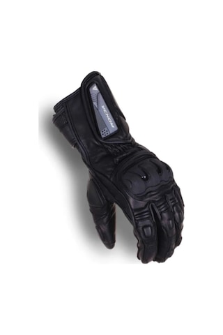 Venom Motosiklet Deri D2 Uzun Full Koruma Leather Motorcu Eldiveni