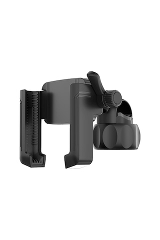 Ally Motosiklet Bisiklet Scooter İçin 360 Derece Dönebilen Gidon Bağlantılı Telefon Tutucu Siyah