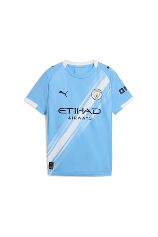 5.11 Puma Unisex Çocuk Mcfc Home Jersey Replica Jr Forma Team Light Blue-puma White 9-10 Yaş 077